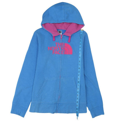 The North Face Blue Full Zip Hoodie Unisex Adults L Regular Fit