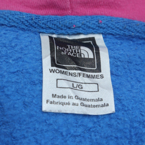 The North Face Blue Full Zip Hoodie Unisex Adults L Regular Fit
