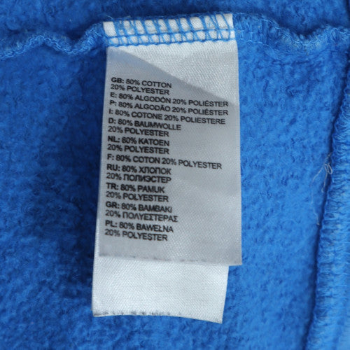 The North Face Blue Full Zip Hoodie Unisex Adults L Regular Fit