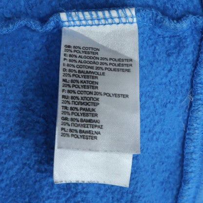 The North Face Blue Full Zip Hoodie Unisex Adults L Regular Fit