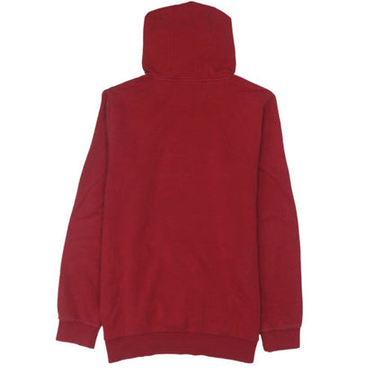 Adidas Men Red Pullover Hoodie L Sports Fleece Sweatshirt
