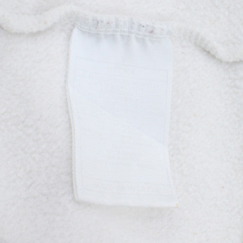 Nike Mens White XXL 1/4 Zip Fleece Sweatshirt Pullover