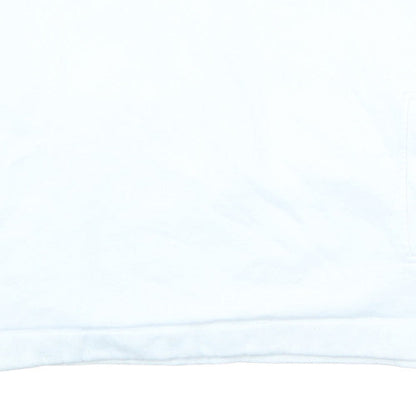 Nike Mens White XXL 1/4 Zip Fleece Sweatshirt Pullover