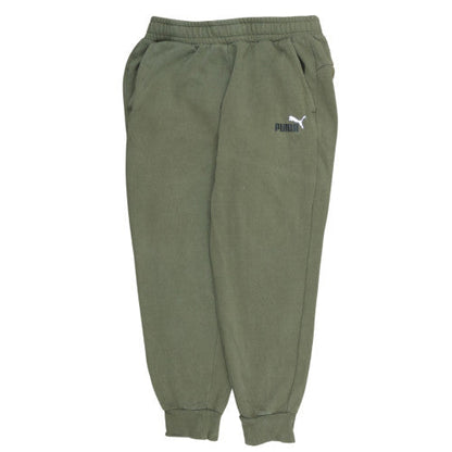 Puma Men Green Regular Fit Jogger Sweatpants Tapered M