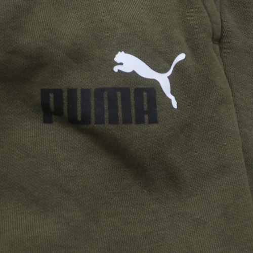 Puma Men Green Regular Fit Jogger Sweatpants Tapered M