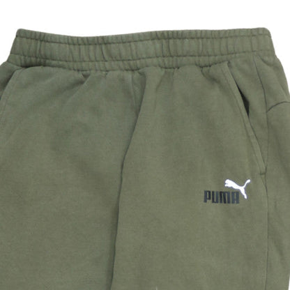 Puma Men Green Regular Fit Jogger Sweatpants Tapered M