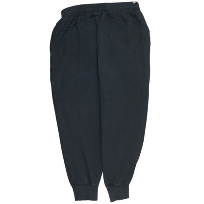 Puma Men's Black Jogger Sweatpants L Regular Fit Fleece Activewear Trousers