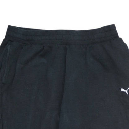 Puma Men's Black Jogger Sweatpants L Regular Fit Fleece Activewear Trousers