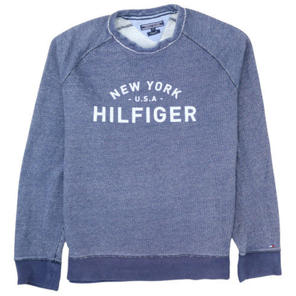 Tommy Hilfiger Men’s Blue XL Vintage Fit Crew Neck Sweatshirt