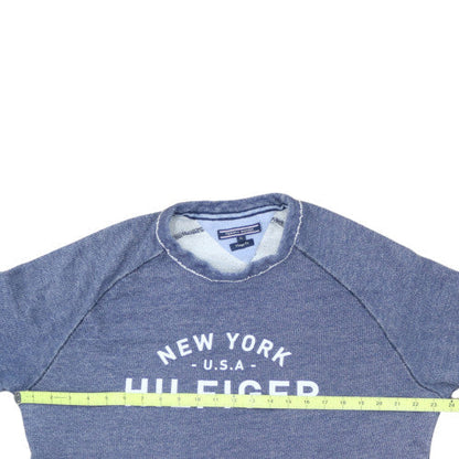 Tommy Hilfiger Men’s Blue XL Vintage Fit Crew Neck Sweatshirt