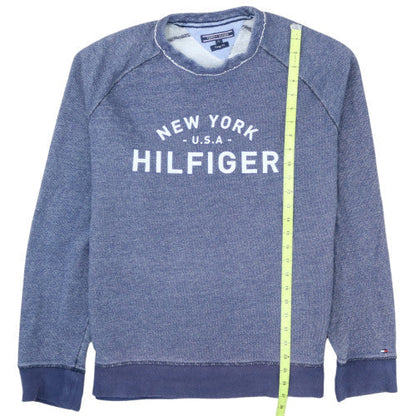 Tommy Hilfiger Men’s Blue XL Vintage Fit Crew Neck Sweatshirt