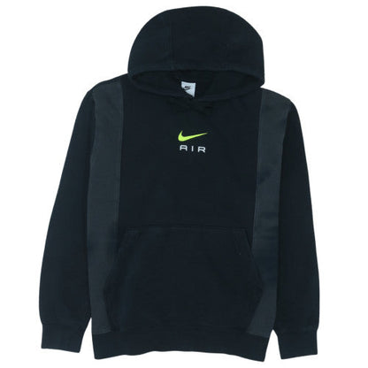 Nike Men's Black Pullover Hoodie L Logo Sports Fleece Sweatshirt