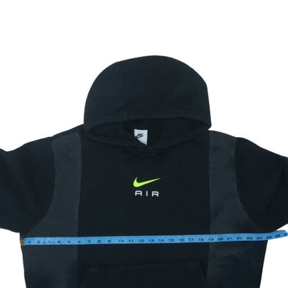 Nike Men's Black Pullover Hoodie L Logo Sports Fleece Sweatshirt