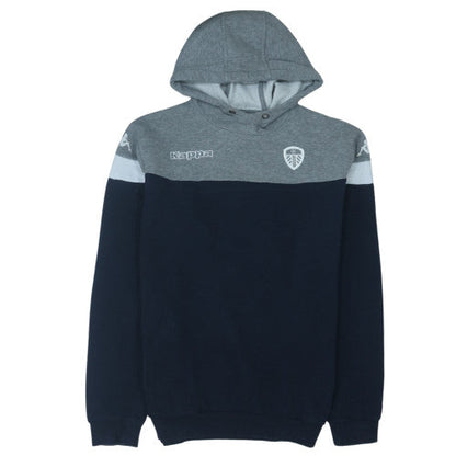 Kappa Mens Grey XL Pullover Hoodie Leeds United Sportswear
