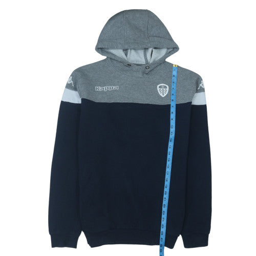 Kappa Mens Grey XL Pullover Hoodie Leeds United Sportswear