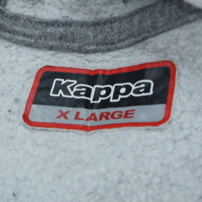 Kappa Mens Grey XL Pullover Hoodie Leeds United Sportswear