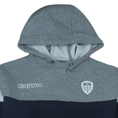 Kappa Mens Grey XL Pullover Hoodie Leeds United Sportswear