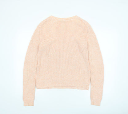 Gap Women’s Beige Chunky-Knit Cotton Jumper Size S