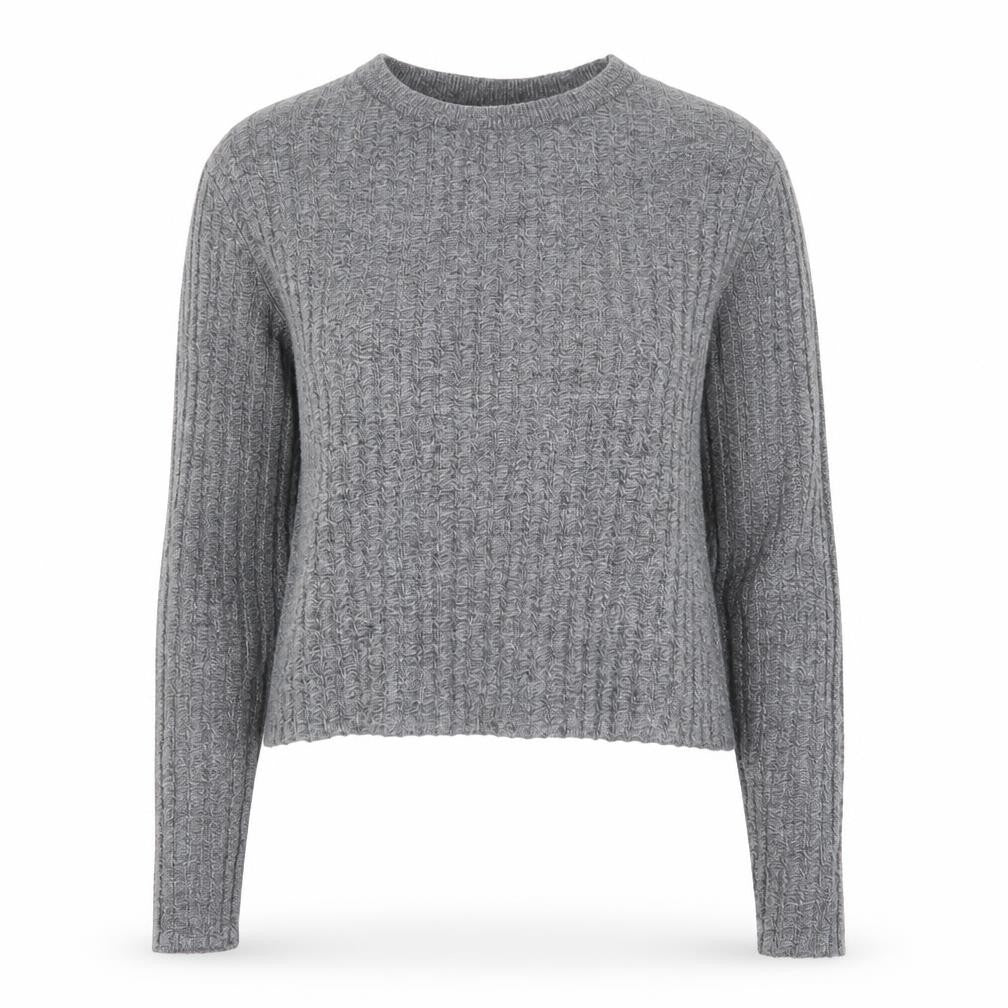 Red Herring Women's Grey Size 12 Crew Neck Knit Jumper
