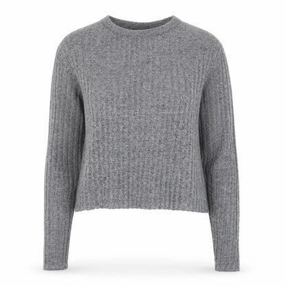 Red Herring Women's Grey Size 12 Crew Neck Knit Jumper