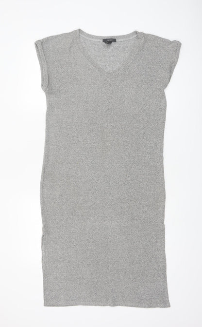 Forever 21 Women's Grey Knit Bodycon Dress Size S