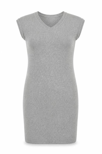 Forever 21 Women's Grey Knit Bodycon Dress Size S