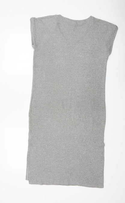 Forever 21 Women's Grey Knit Bodycon Dress Size S