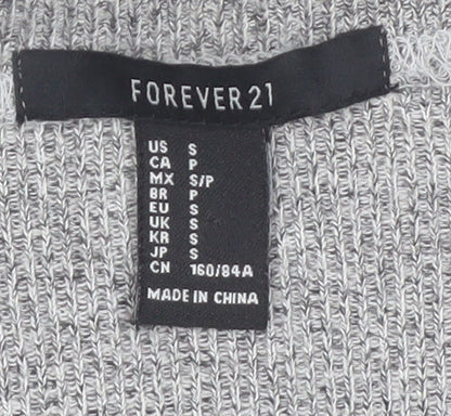 Forever 21 Women's Grey Knit Bodycon Dress Size S