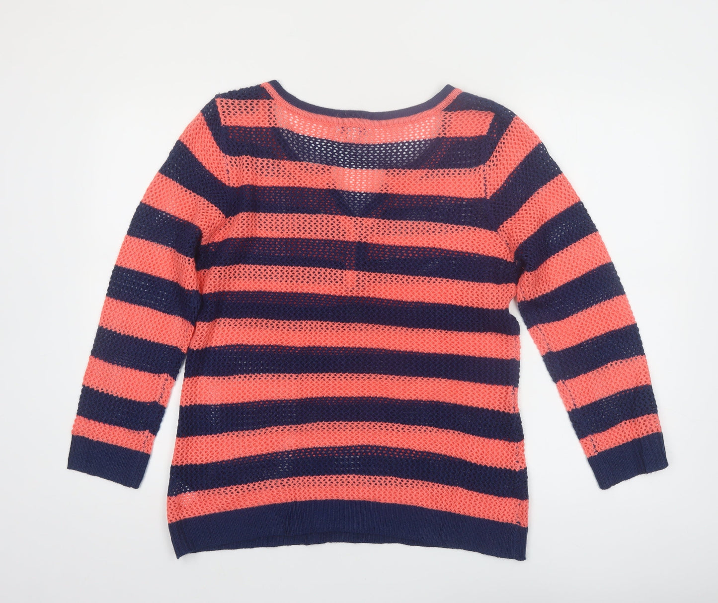 Great Northwest Indigo Women's Multicoloured M Open-Knit Pullover Jumper