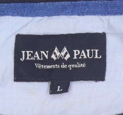 Jean Paul Men’s Multicoloured Striped Cotton Jumper L