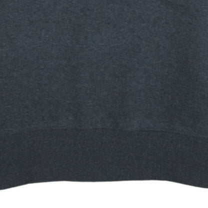 The North Face Men's Grey XS Pullover Hoodie with Yellow Logo