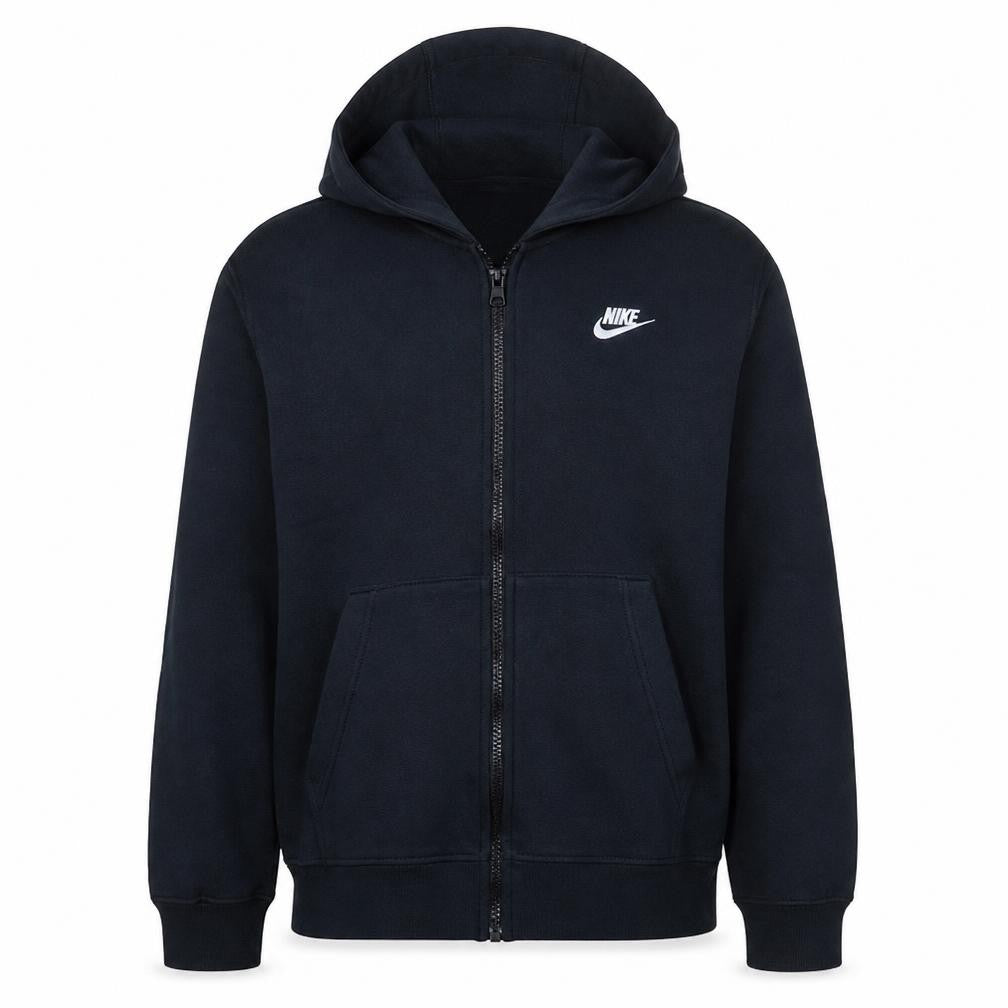 Nike Men's Black Full Zip Hoodie M Fleece Sportswear