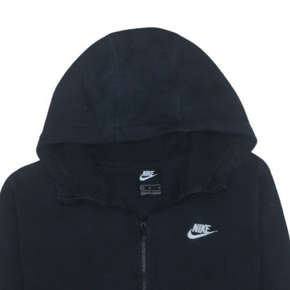 Nike Men's Black Full Zip Hoodie M Fleece Sportswear