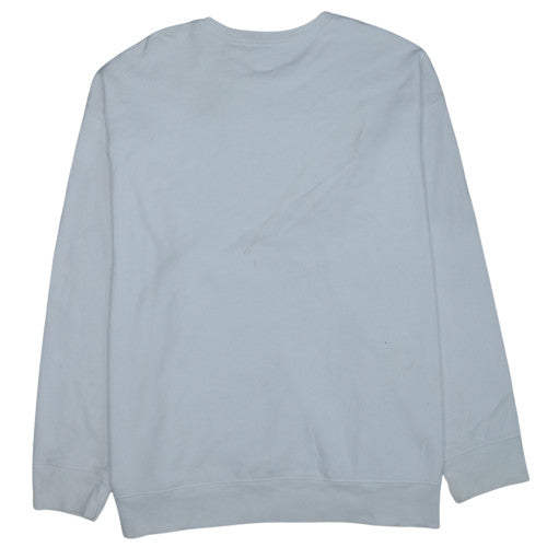 Levi's Men's White 2XL Relaxed Fit Crew Neck Graphic Sweatshirt