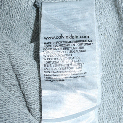 Calvin Klein Jeans Men's Grey Logo Pullover Sweatshirt M