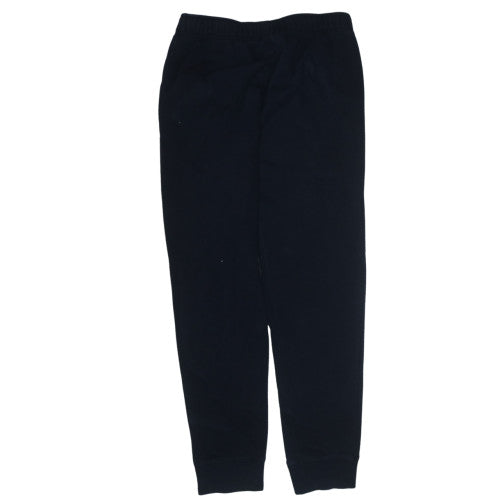 Champion Men's Black Fleece Sweatpants L Elastic Waist Tapered Fit