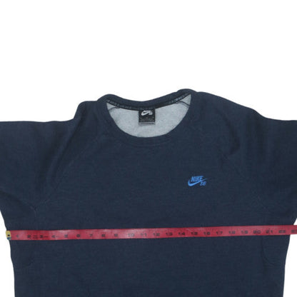 Nike SB Women’s Navy Blue Crew Neck Pullover Sweatshirt Size M