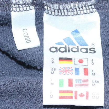 Adidas Men’s Blue Pullover Hoodie Size M Regular Fit Sportswear