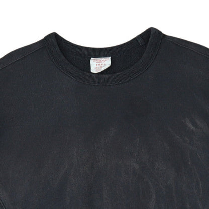 Champion Womens Black Small Crew Neck Reverse Weave Sweatshirt