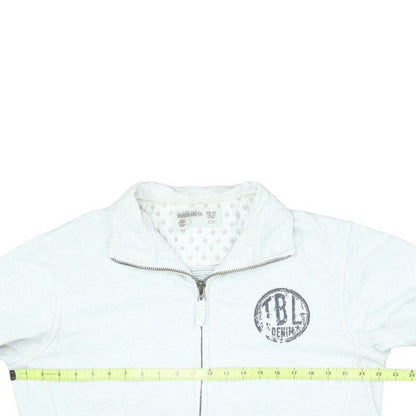 Timberland Co. Women's Beige Full Zip Hoodie Size S 100% Cotton