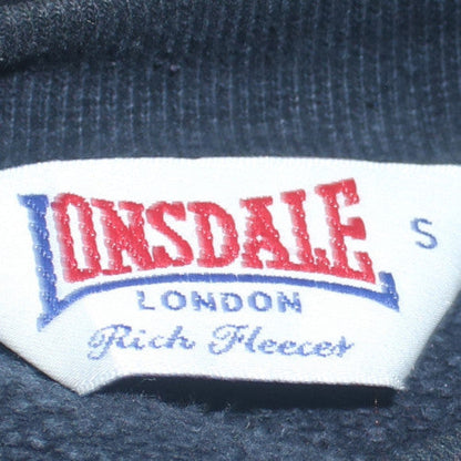 Lonsdale Mens Blue Logo Pullover Sweatshirt Size S