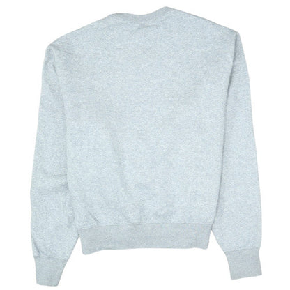 Adidas Women Grey Crew Neck Pullover Sweatshirt Size M Logo Design