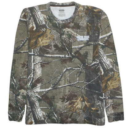 Russell Outdoors Men's XL Brown Camouflage Long Sleeve T-Shirt