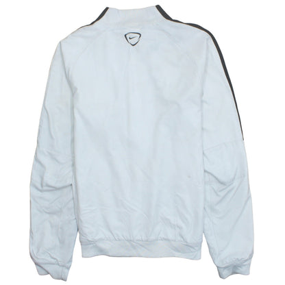 Nike PSG Men's White Track Jacket Small Dri-Fit Full Zip Football Top