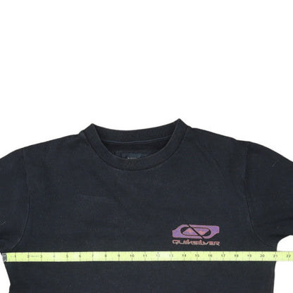 Quiksilver Womens Black M Pullover Sweatshirt Cotton Blend