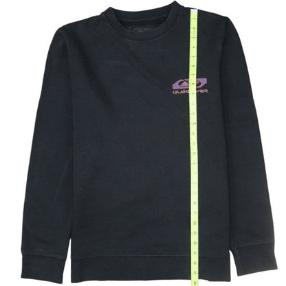 Quiksilver Womens Black M Pullover Sweatshirt Cotton Blend