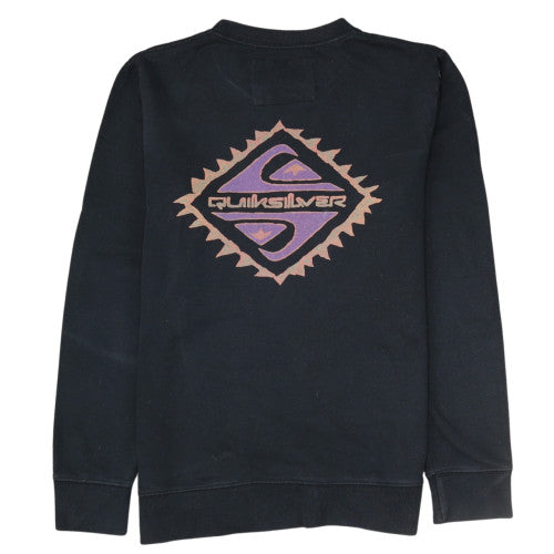 Quiksilver Womens Black M Pullover Sweatshirt Cotton Blend