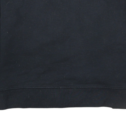Quiksilver Womens Black M Pullover Sweatshirt Cotton Blend