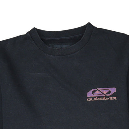 Quiksilver Womens Black M Pullover Sweatshirt Cotton Blend