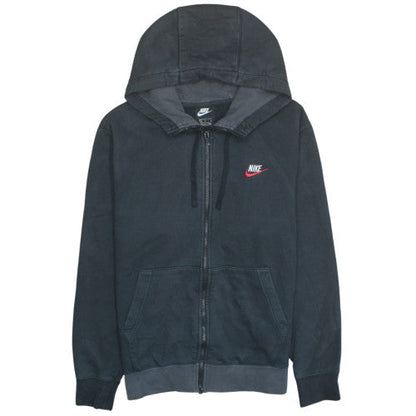 Nike Men's Black Full Zip Hoodie M Fleece Sportswear